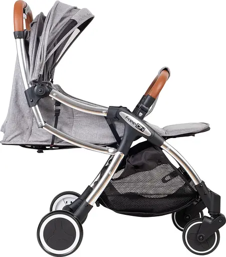 Коляска для ребенка прогулочная FreeON Nano, grey [CD] - фото 2