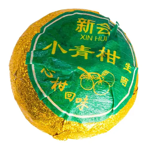 Шу Пу Эр в маленьком зеленом мандарине - 1 шт. - фото 3