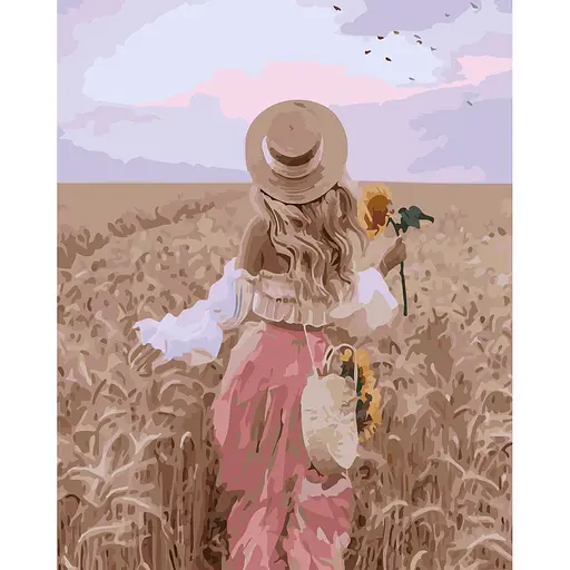Картина за номерами Пшеничне поле ArtStory 40х50 см кольорова 000169228