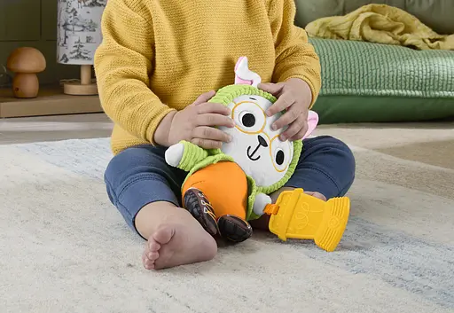 Іграшка з прорізувачем Fisher-Price Зайчик-обіймашка (JLB87) - фото 4