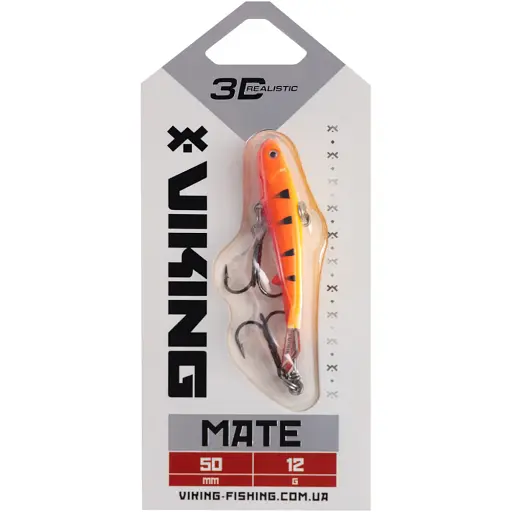 Балансир Viking Fishing Mate Ice Jig 50mm 12g #15 Pink Moon - фото 2