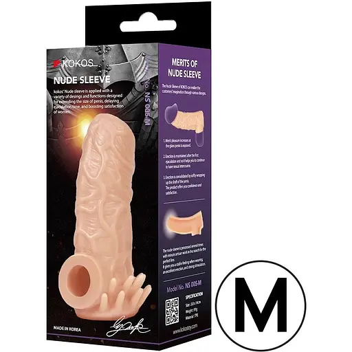 Насадка на член Kokos Nude Sleeve NS 005 M - фото 3