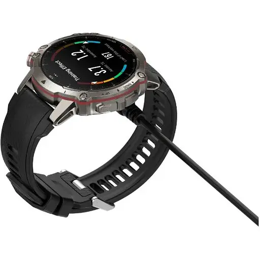 Зарядний пристрій DK кабель (1m) USB для Xiaomi Amazfit Falcon (A2029) (black) - фото 7