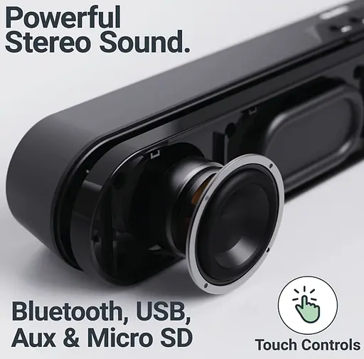 Аккумуляторный потужний саундбар Majority 20Вт Atlas аудіосистема - фото 4