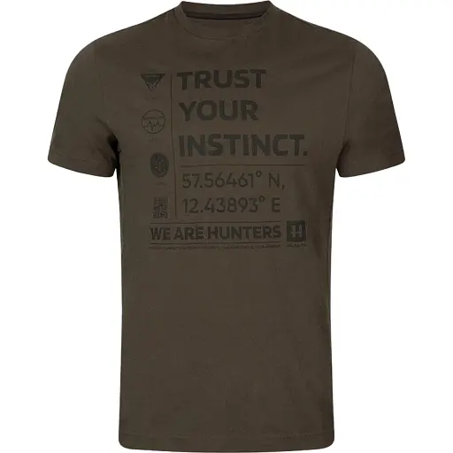 Футболка Harkila Instinct S/S L Коричневий