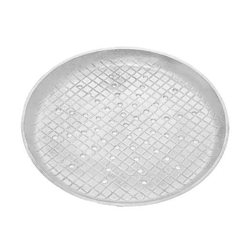 Форма перфорована для випікання піци з литого алюмінію Ø 21 см, Полімет Сірий 85644 - фото 4