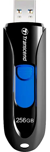 Flash Drive Transcend JetFlash 790 256GB USB 3.1 Black (TS256GJF790K) (6986650) - фото 1