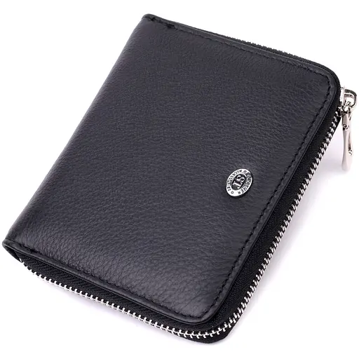 Кожаный женский кошелек ST Leather 12.5х10.2х2 см acs0028397 - фото 1