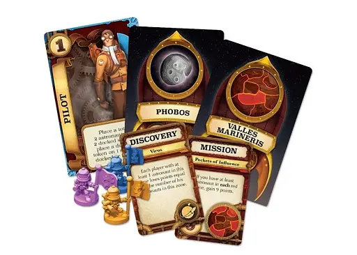 Настольная игра Fantasy Flight Games Миссия: Красная планета 2-е издание (Mission: Red Planet 2nd Edition) (англ.) (FFGVA93) - фото 8