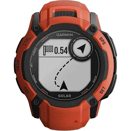 Смарт-годинник Garmin Instinct 2X Solar Flame Red (010-02805-01) - фото 9