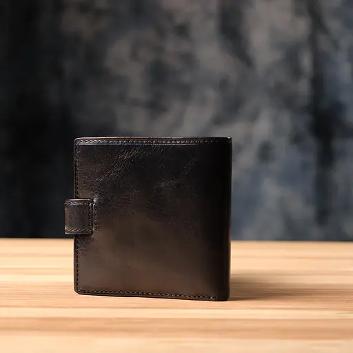 Стильний гаманець унісекс із глянсової натуральної шкіри Tony Perotti 9.6х9.6х2 см acs0032273 - фото 9