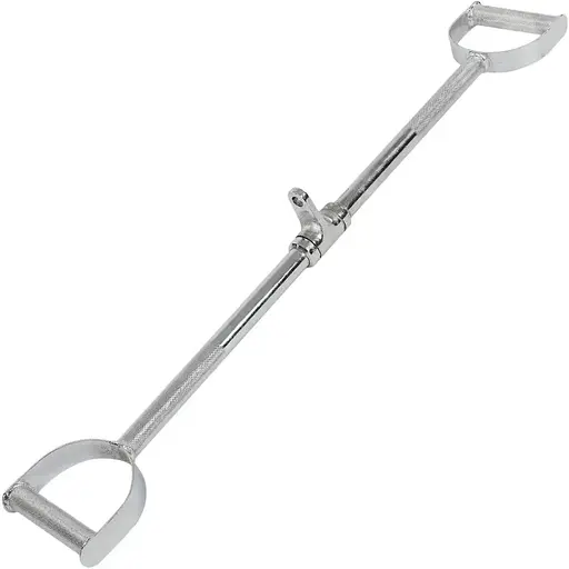 Ручка для верхньої тяги York Fitness 86см з паралельним хватом пряма, хром