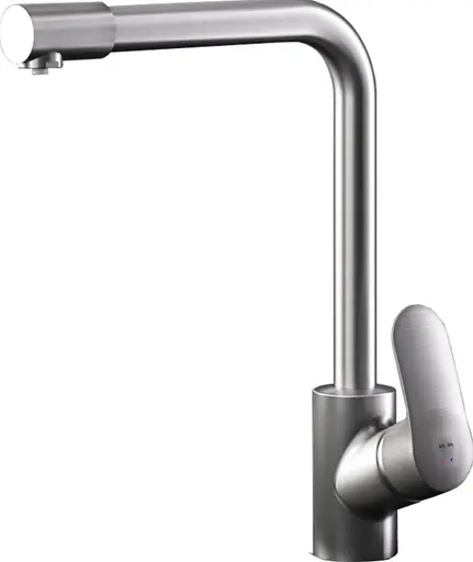 Смеситель для кухни на две воды Am.Pm Like L-излив сатин F8005711 Хром матовый - фото 1