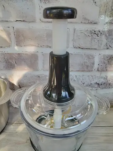 Подрібнювач кухонний Zepline ZP-00219 комплект з 2 чашами скло та металева 3.2 л чоппер 3000 Вт - фото 5