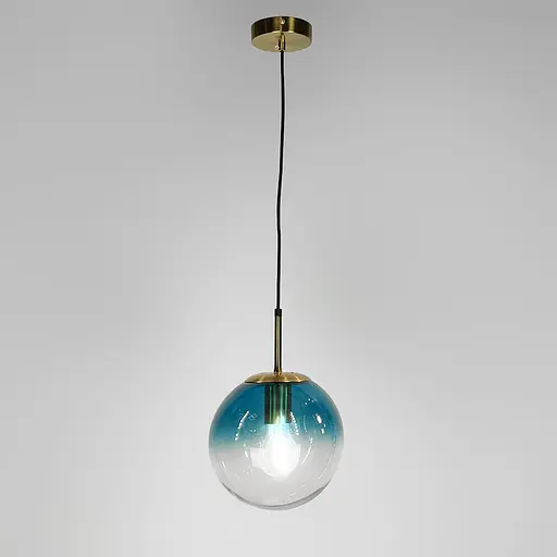 Подвес со стеклянным плафоном с градиентом голубого Ø 20 см | Line F | Арт. AA321-200 Blue - фото 4