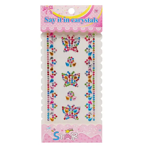 Наклейки декоративні Bambi XY-005-13 для авто, ноутбуків, телефонів - фото 1