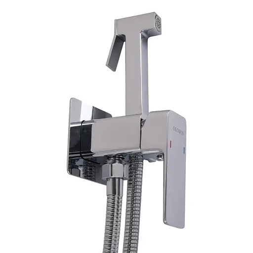 Набор гигиенического душа скрытого монтажа Globus Lux Milano GLM-0-106MIX-CR, Хром - фото 7