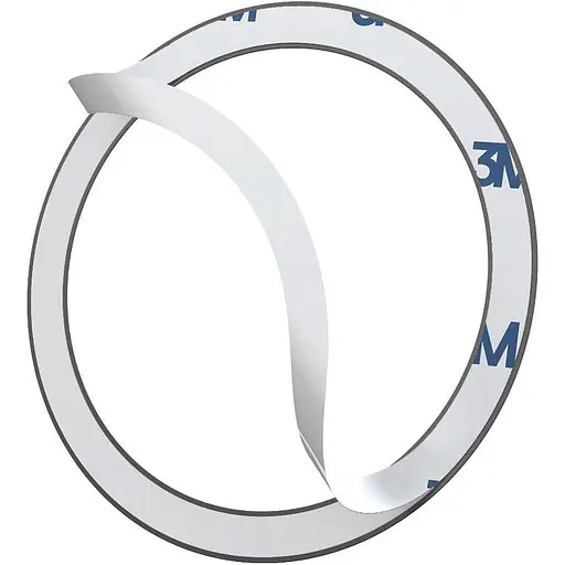 Пластини для автотримачів Baseus Halo Series Magnetic Metal Ring Black PCCH000001 (136669) - фото 5