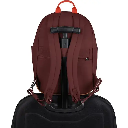 Рюкзак антивор Pacsafe Go 15 л backpack бургунди (35110345) - фото 10