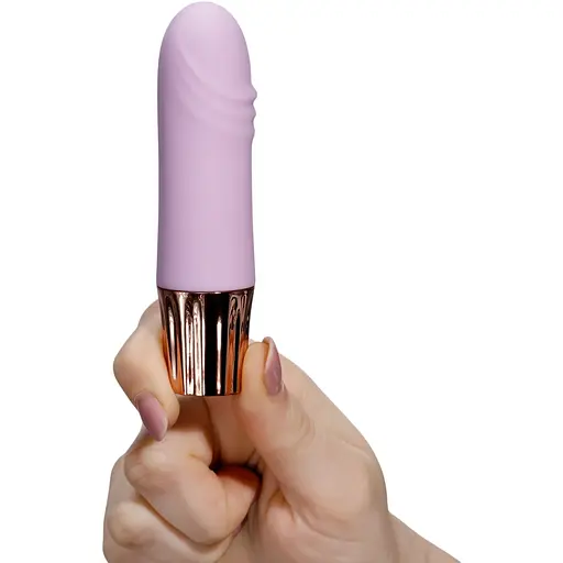 Міні-вібратор Crushious Mellow Waves лавандовий 11 х 2.6 см - фото 6