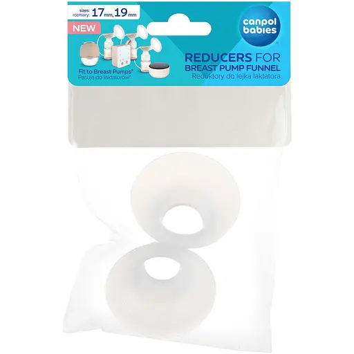 Перехідники Canpol babies 17 і 19 мм для молоковідсмоктувача Hands-Free (20/109) - фото 4