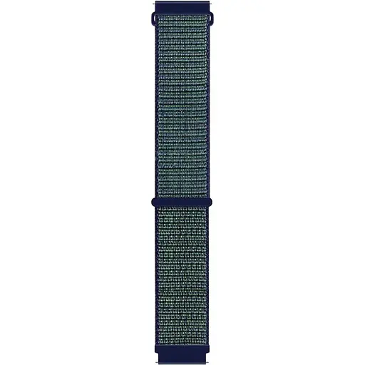 Ремешок DK CDK для Garmin Forerunner 255 / 255 Music 22mm Nylon Sport Loop (012416) (midnight fog) - фото 2