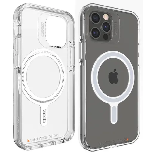 Чохол прозорий протиударний Gear4 Crystal Palace MagSafe для Apple iPhone 12 Pro (6.1") Clear