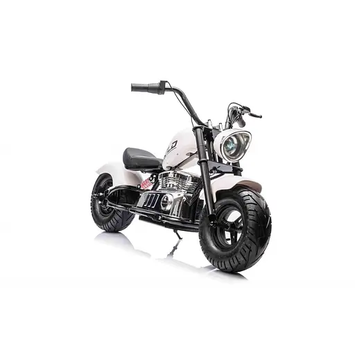 Дитячий електромотоцикл Ramiz Chopper Warrior 2х18, чорний (PA.XB-1058.CZ) - фото 7