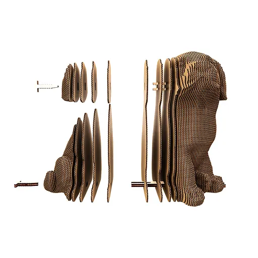 Три щенка (PUPPIES TRIO) - Картонный 3Д пазл Cartonic - фото 11