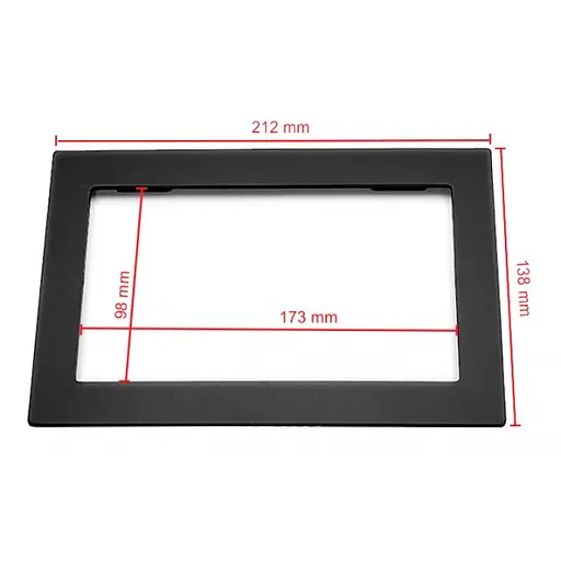 Универсальная переходная рамка 2 DIN Carav 11-440 - фото 4