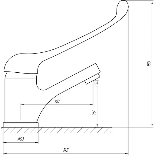 Змішувач для раковини Globus Lux CLINIC GLCA-1011 - фото 4