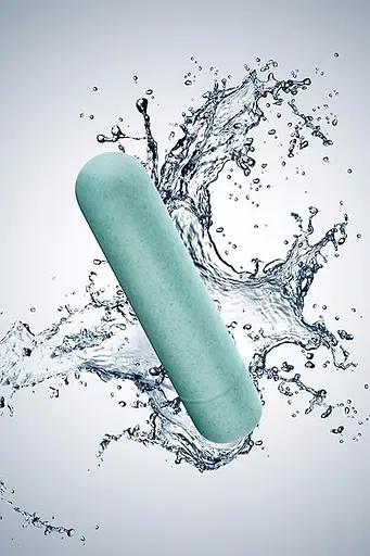 Міні-вібратор Blush Gala Eco Bullet, 6.5 см (блакитний) - фото 4