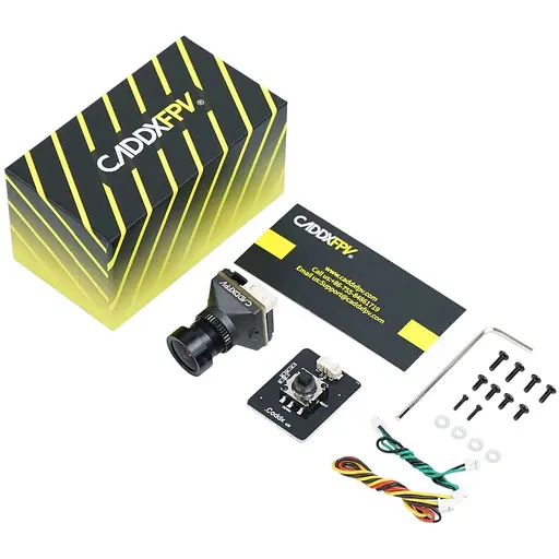 Камера для FPV дронів Caddx Ratel Pro 1500 TVL із Starlight WDR нічна зйомка Black (18776) - фото 4