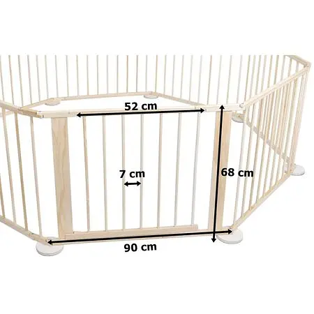 Манеж Lionelo дерев'яний 8 панелей - фото 5