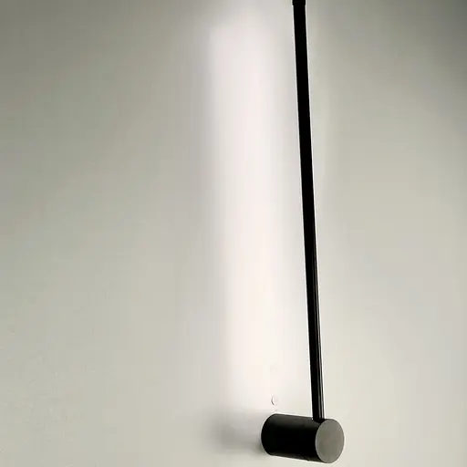 Сучасні лінійні бра в чорному каркасі Line F довжина 100 см Арт. WJ014 BK OLD - фото 4