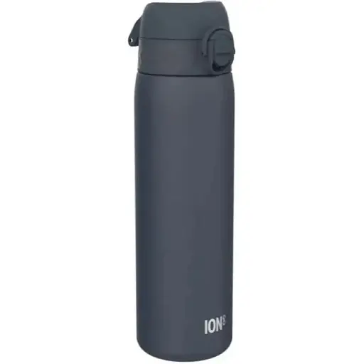 Пляшка для води ION8 металева 600 мл Stainless Steel Ash Navy (I8SS600ANAVY) - фото 1