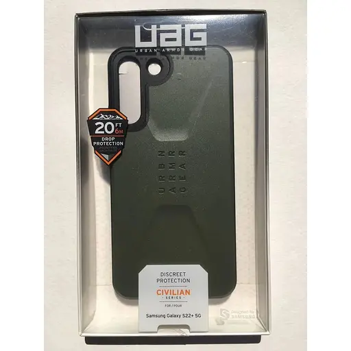 Оригінальний протиударний чохол UAG Civilian Samsung Galaxy S22 Plus (6.6") Olive 21343D114040 - фото 2