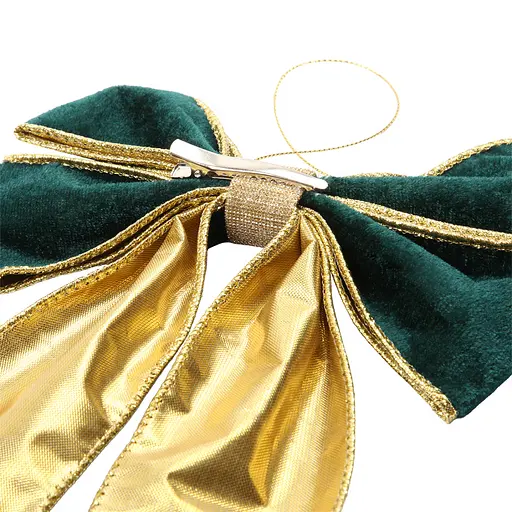 Украшение декоративное Yes! Fun Бант 28x16 см изумрудное (975078) - фото 4