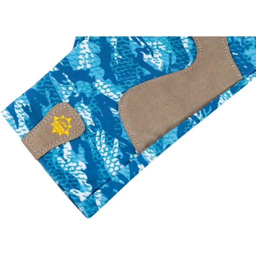 Рукавички Favorite Solar Fishing Gloves 5 Cut L/XL к:white/blue - фото 2