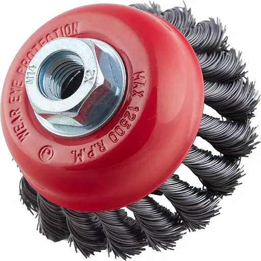 Щітка торцева Alloid Building Tools кручений дріт 100 мм (WB-50100) - фото 1