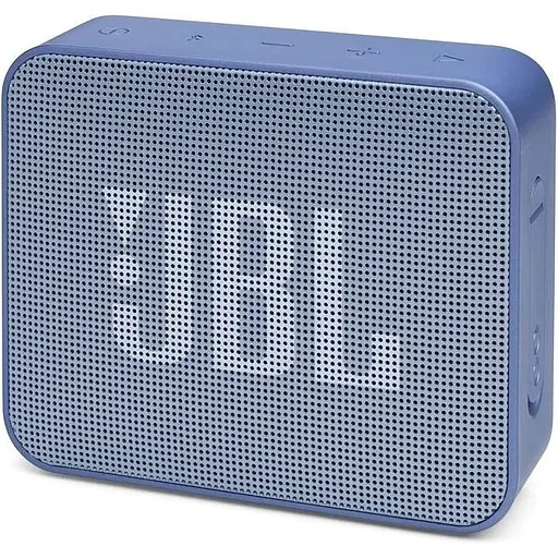 Колонка портативна 1.0 JBL Go 2 Essential Blue, 3.0 Вт, Bluetooth, живлення від акумулятора, IPX7 водонепроникна (JBLGOES2BLUEU) - фото 1