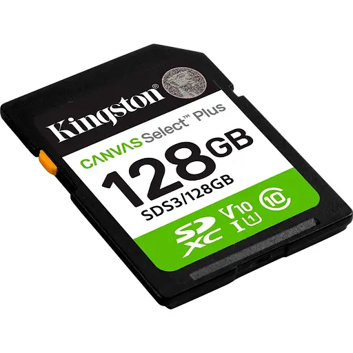 Карта пам'яті 128GB SDXC Canvas Select Plus Gen3 1 50MB/s C10 UHS-I U1 V10 SDS3/128GB - фото 2