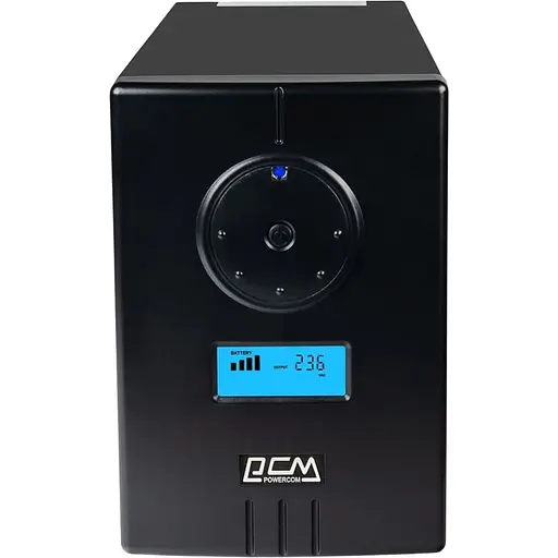 ДБЖ Powercom NF-1100AP LCD ІНВЕРТОР 1100VA/770W USB 2xSchuko, 15А, 24v/220v