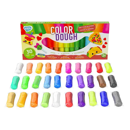 Набір для ліплення з тістом Color Dough 41205, 30 стиків - фото 3