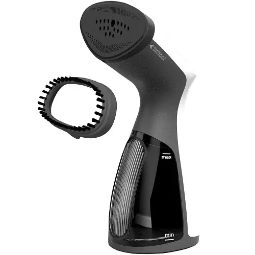 Отпариватель Liberton LHS-6905, White/Grey, 1000W, постоянный пар 18 г/мин, объем бака для воды 140мл, вертикальное и горизонтальное отпаривание, антикапля, автоотключение - фото 6