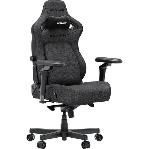 Крісло ігрове Anda Seat Kaiser 4 V2 Size XL Dark Gray Fabric (AD12YDDC-XLL-20-GB-CF-03) - фото 5