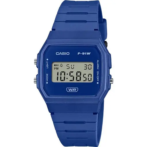 Чоловічий годинник Casio F-91WB-2A1 - фото 1