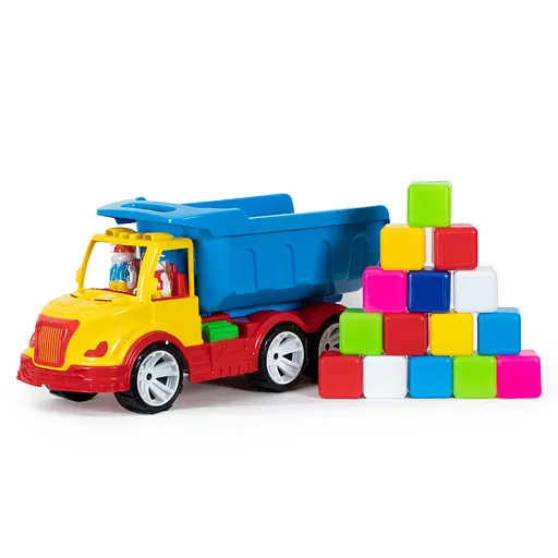 Самосвал Mati с кубиками маленькими Бамсик, 009/14