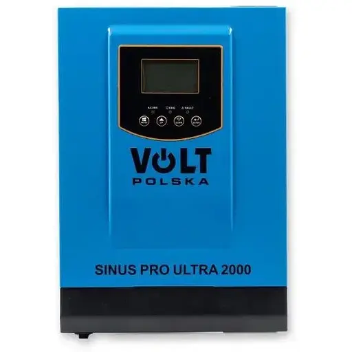 Солнечный инвертор Volt Polska SINUS PRO ULTRA-HV 2000 12/230 В (1000/2000 Вт) + 60A MPPT гибридный - фото 1