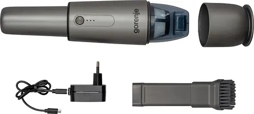 Пылесос автомобильный Gorenje 70 Вт автон. работа до 12 мин серый - фото 9